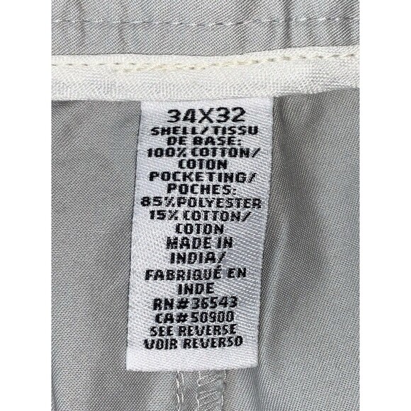 Calvin Klein Men's Gray Lightweight Cotton Pants RN# 36543 CA#50900 34W 32L EUC - Picture 5 of 9